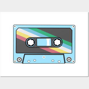 Disability Pride Flag Cassette Posters and Art